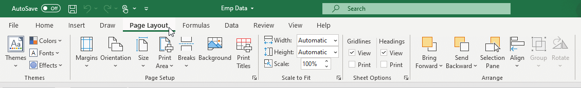Page-Setup-in-Excel-Method-1-Image-1