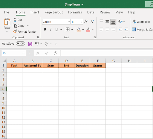 Project_Plan_in_Excel_Step_1