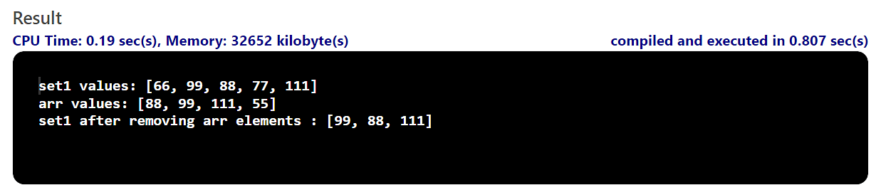 Set in Java: The Methods and Operations You Can Perform