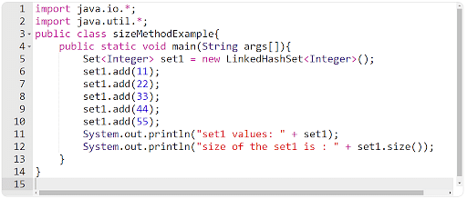 Set in Java - Javatpoint