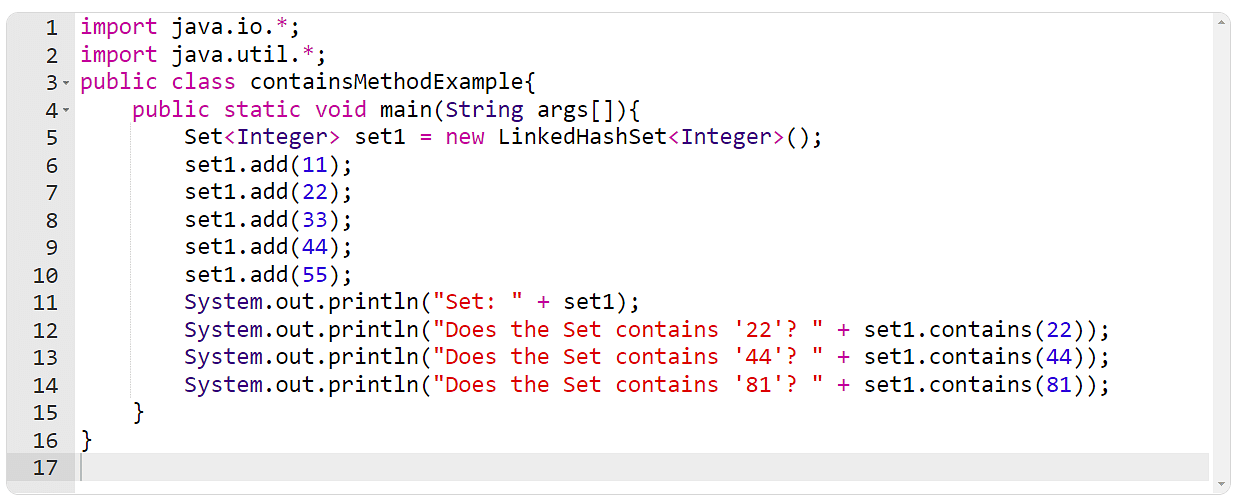 Set In Java: The Methods And Operations You Can Perform