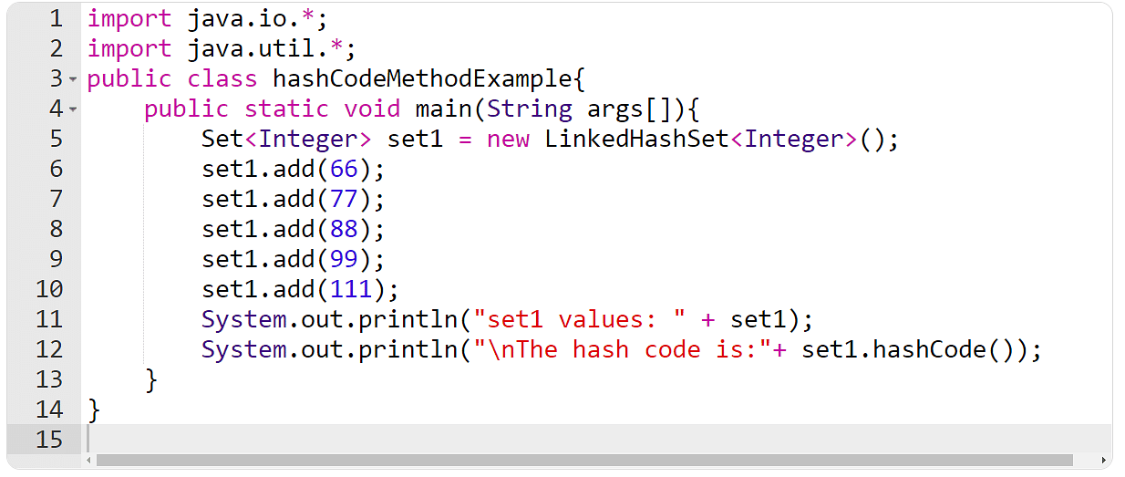 Set in Java - Javatpoint