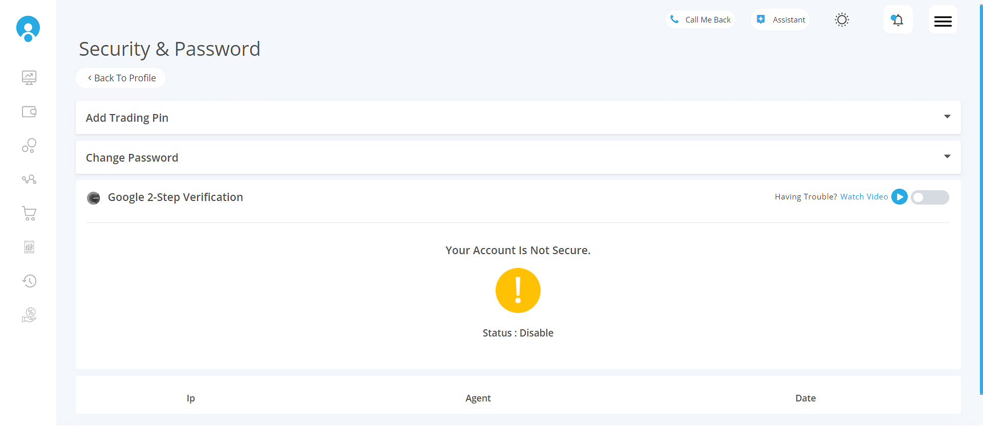 User_Security_And_Password_Page_Of_BuyUcoin_Wallet_Account-