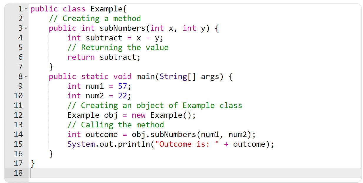 how to write a method java User-definedMethods
