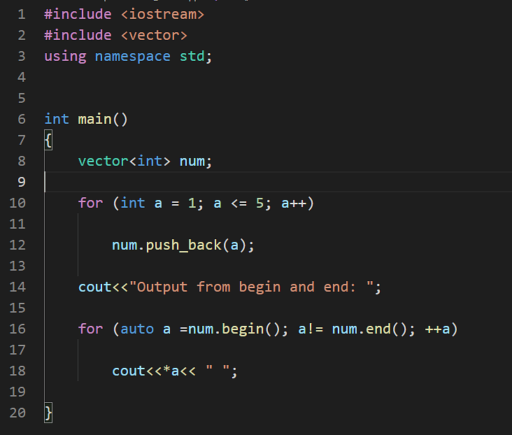 assign vector by reference c