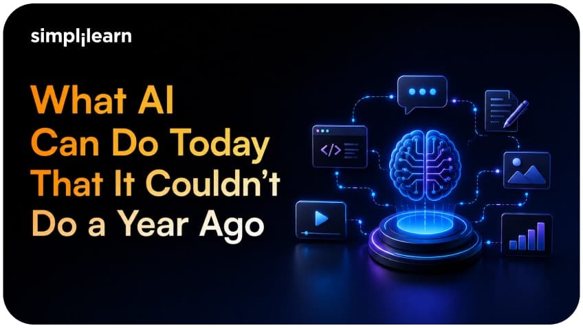 What AI Can Do Today That It Couldn’t Do a Year Ago
