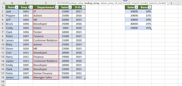 XLookUp-In-Excel-Department-Formula