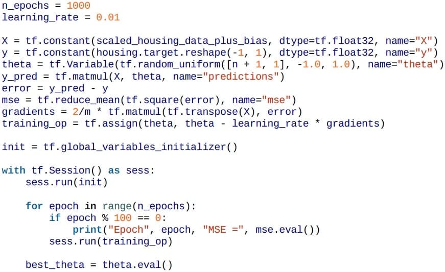 low level tensorflow tutorial