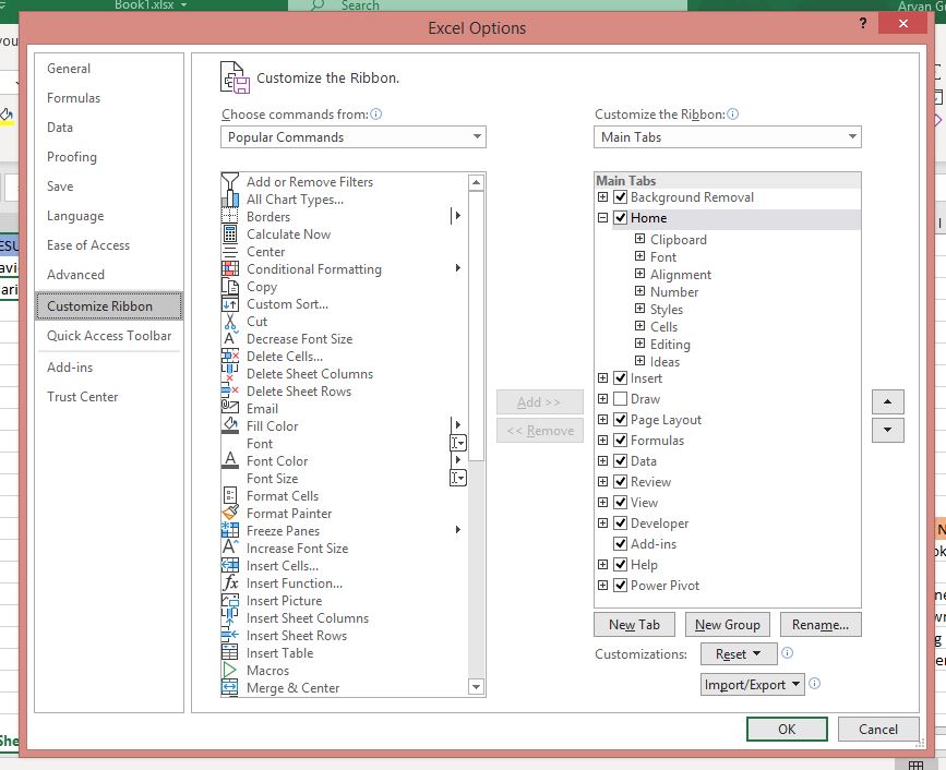 locate and click on the checkbox control tool from  form controls 