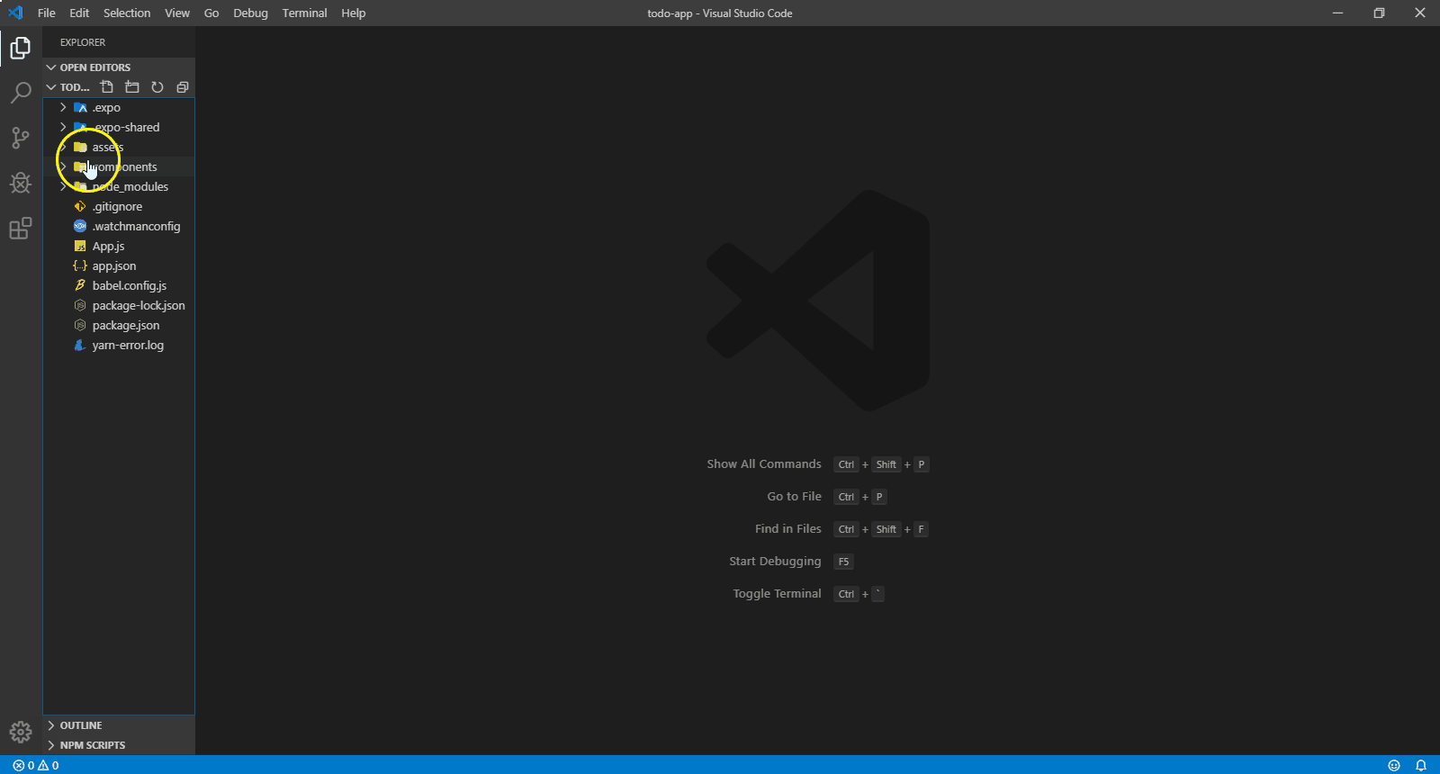Desenvolvimento de aplicativo de tarefas