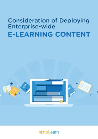 Whitepaper: Things to Consider Before Deploying Enterprise-wide eLearning Content