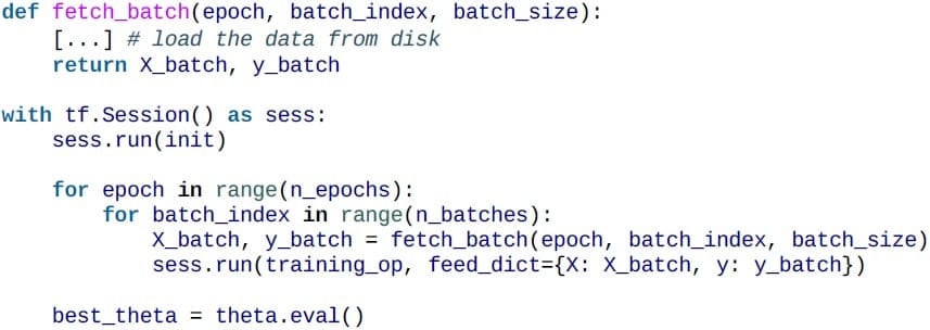 mini batch gradient descent tensorflow