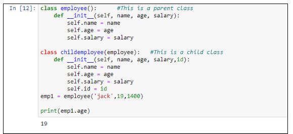 Python OOPs Concepts (Python Classes, Objects and Inheritance)