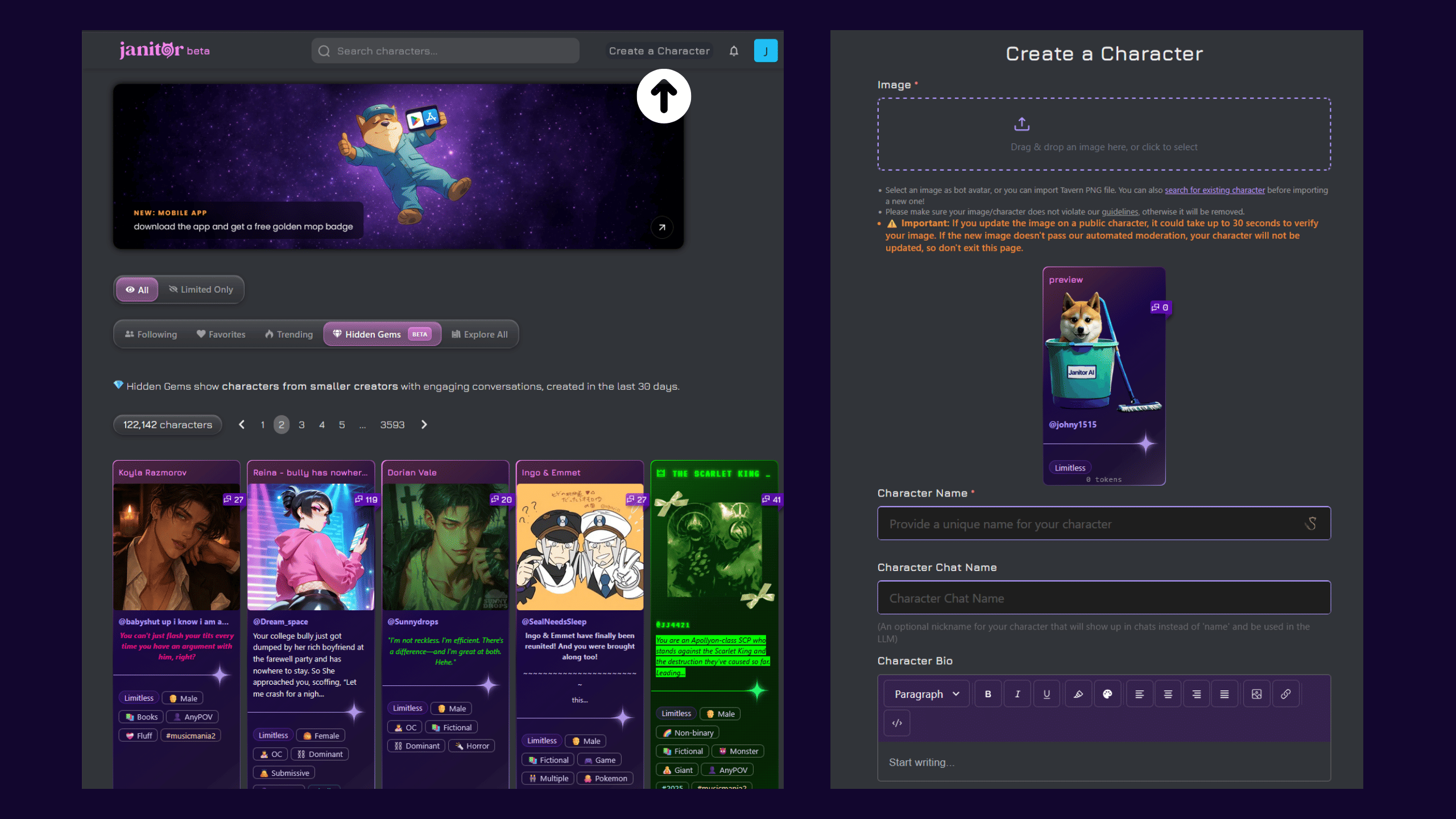 Janitor Custom Character