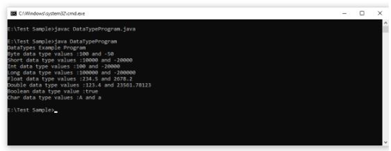 Data Types in Java | Primitive Data Types | Simplilearn