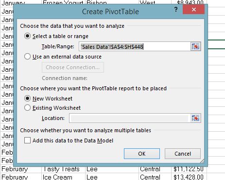 How to create a database