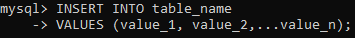 syntax_for_entire_table