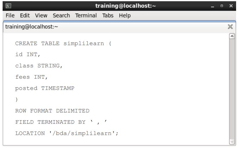 syntax-to-change-table-data-location