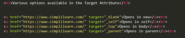 html link target popup