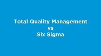 Total Quality Management Vs Six Sigma