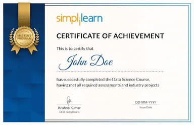 Master's Certificate