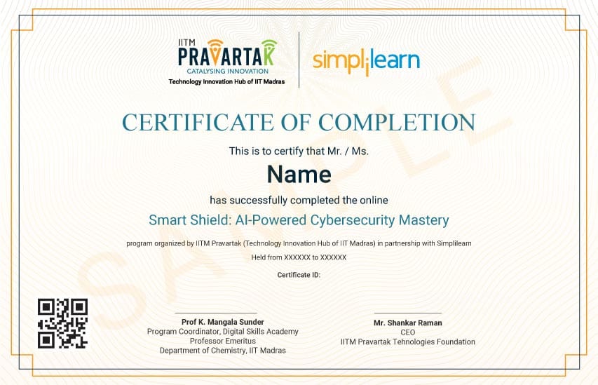 Program Certificate