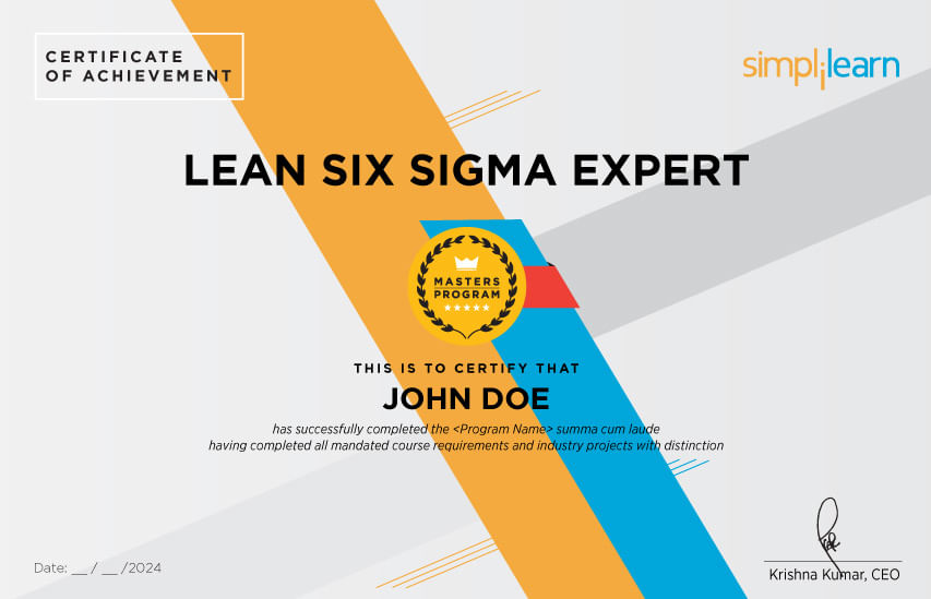 Master's Certificate