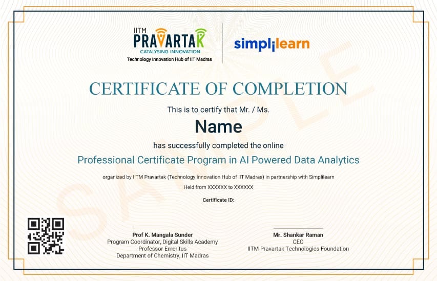 Program Certificate