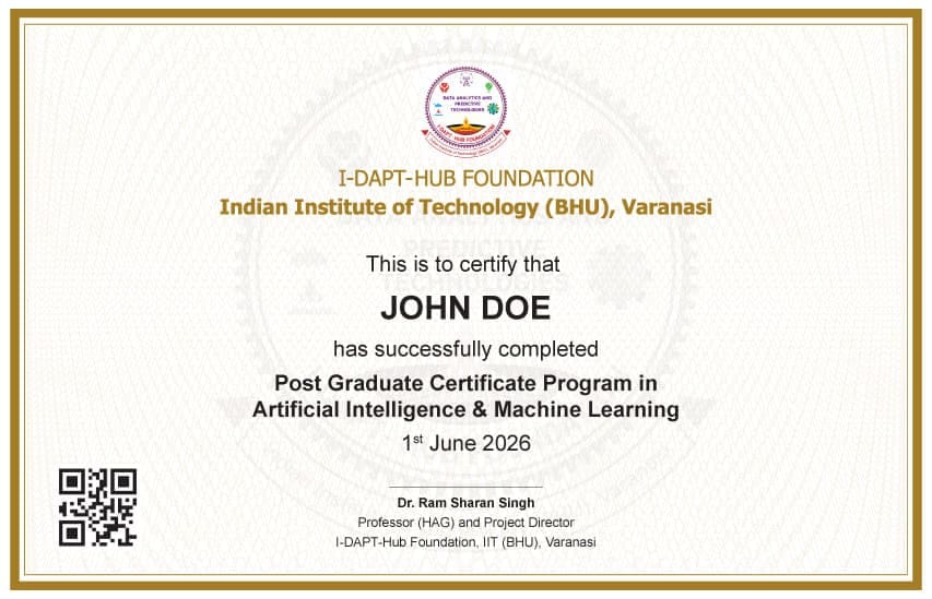 Program Certificate
