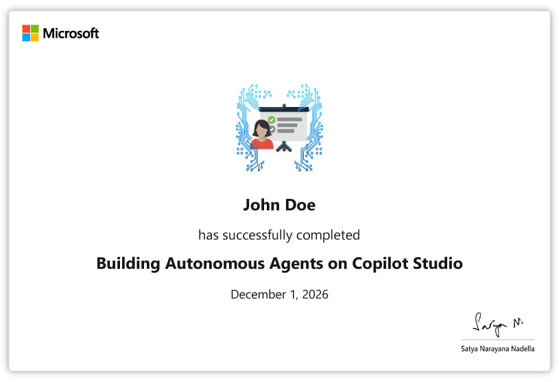 Industry Certificate