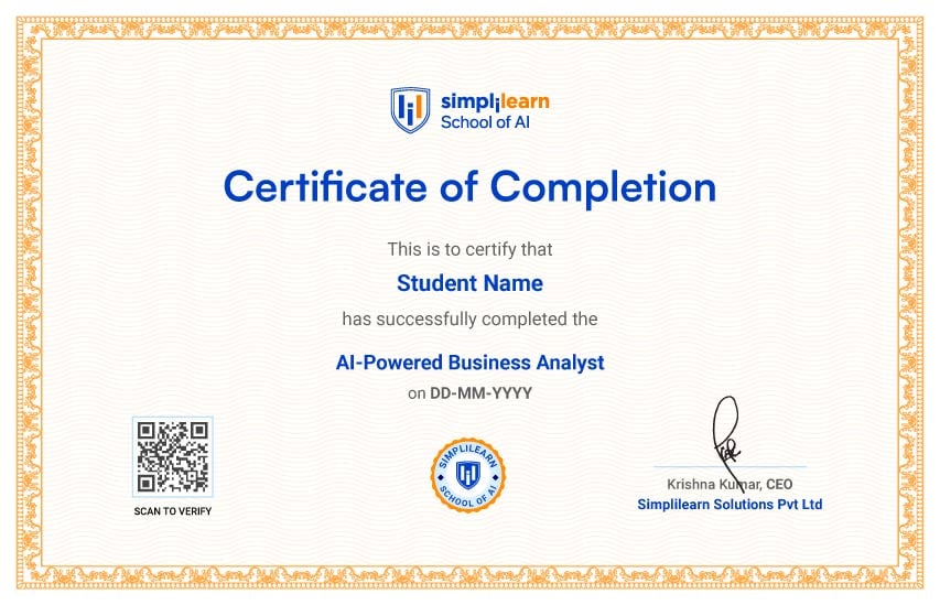 Program Certificate