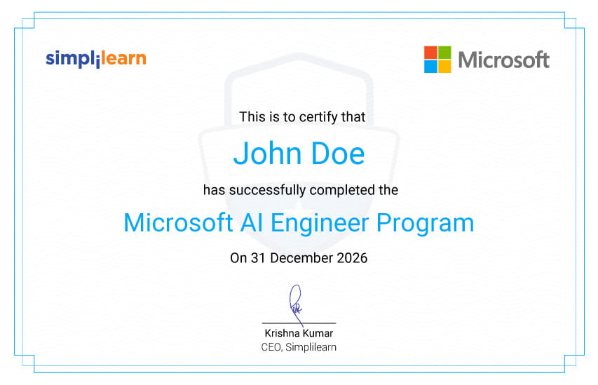 Program Certificate