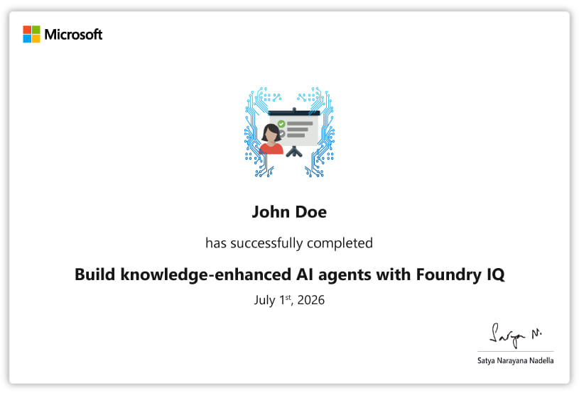 Industry Certificate