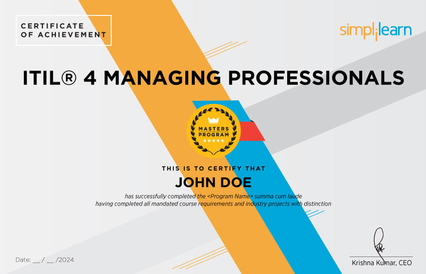 Master's Certificate