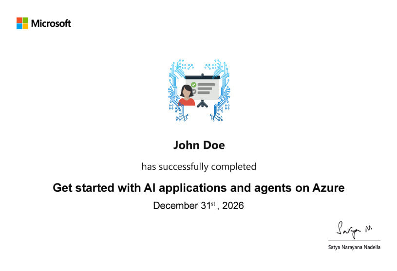 Microsoft Certificate