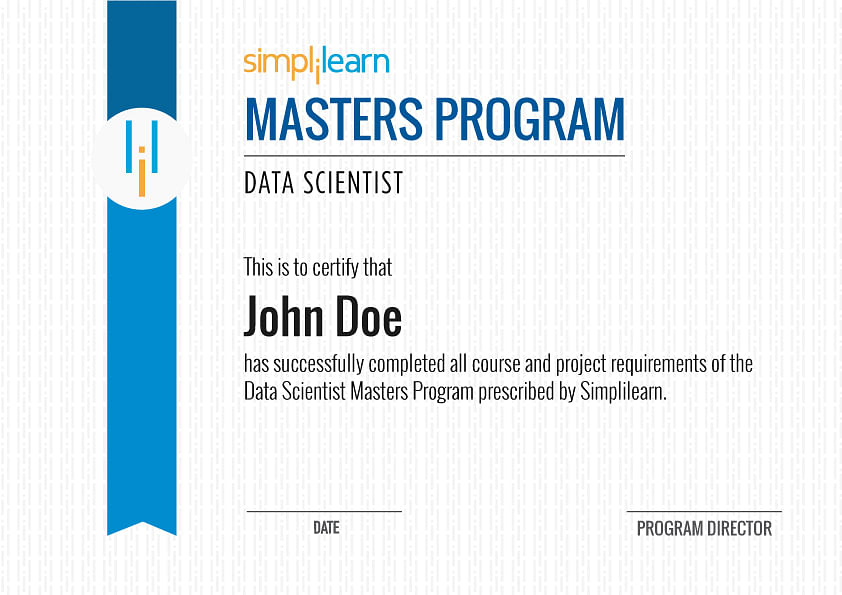 Senior Data Scientist Masters Program - Simplilearn