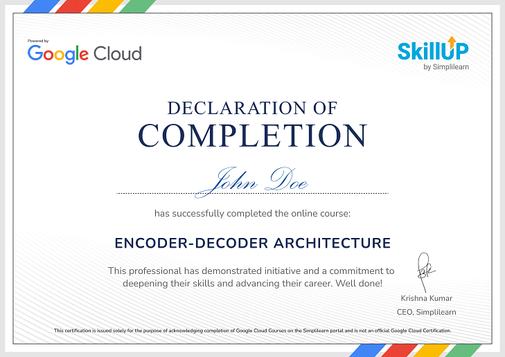 Free Encoder-Decoder Architecture Course [2024]