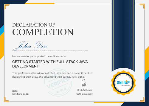 udemy java full stack developer course free
