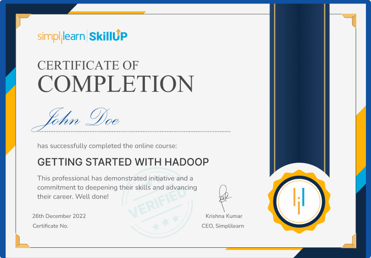 Free introductory course to Hadoop