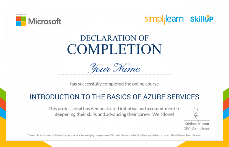 Free Online Course to Learn the Basics of Azure Services
