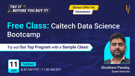 Free Sample Class: Caltech Data Science Bootcamp