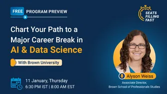 Chart Your Path to a Major Career Break in AI & Data Science in 2024 with Brown University