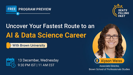 Program Preview: Uncover Your Fastest Route to an AI & Data Science Career in 2024
