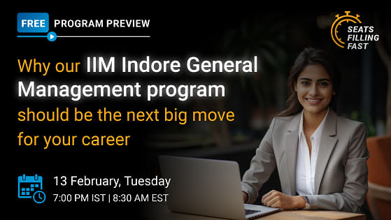 Why our Indore General Management program should be the next big move for your career