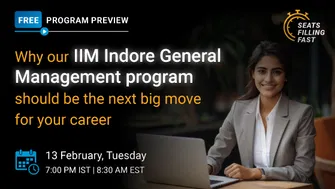 Why our Indore General Management program should be the next big move for your career