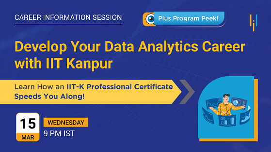 Develop Your Data Analytics Career with the IIT Kanpur Professional Certificate Program