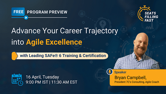 Advance Your Career Trajectory into Agile Excellence