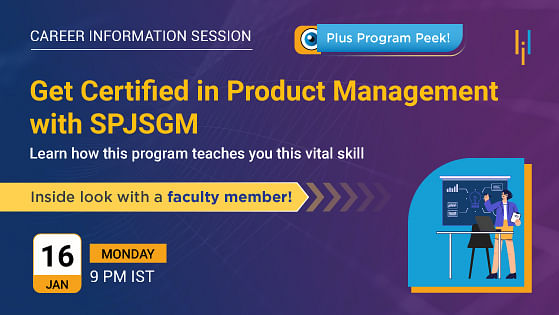 Get Certified in Product Management with SP Jain Global School of  Management