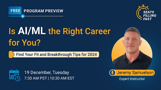 Is AI/ML the right career for you? Find Your Fit and Breakthrough Tips for 2024