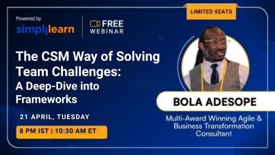 The CSM Way of Solving Team Challenges: A Deep-Dive into Frameworks